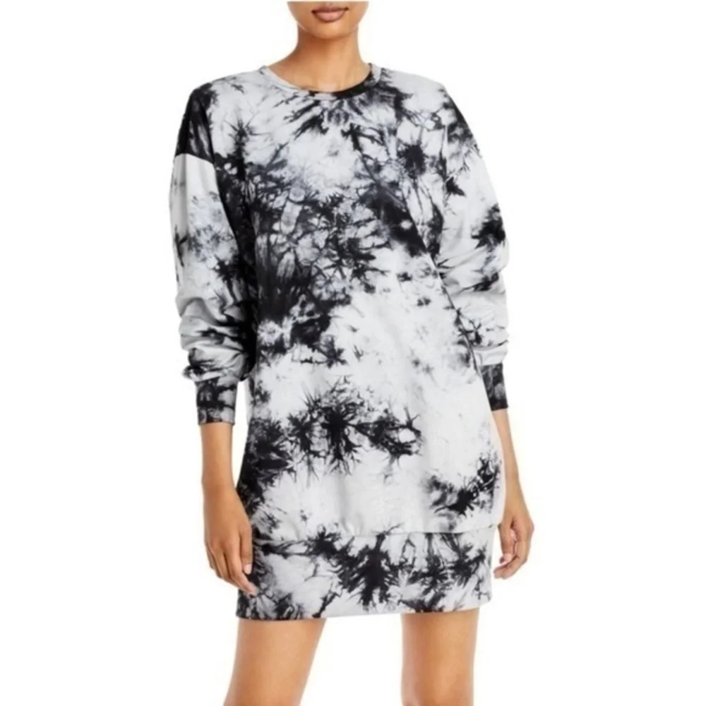 knee length dresses for ladies Tie Dye Long Sleeve Maxi Dress | Dress main image 0